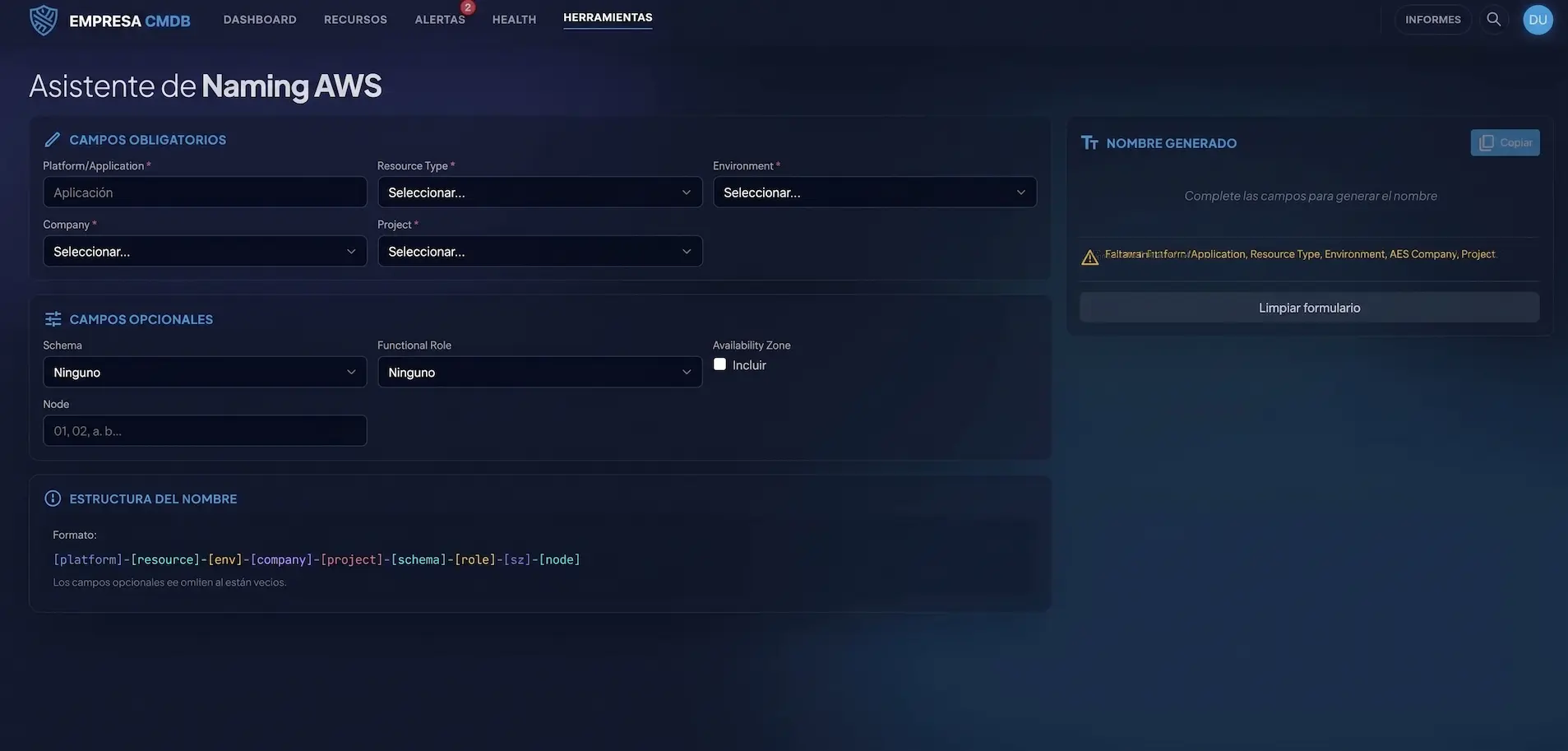 Galería 5 — AWS CMDB